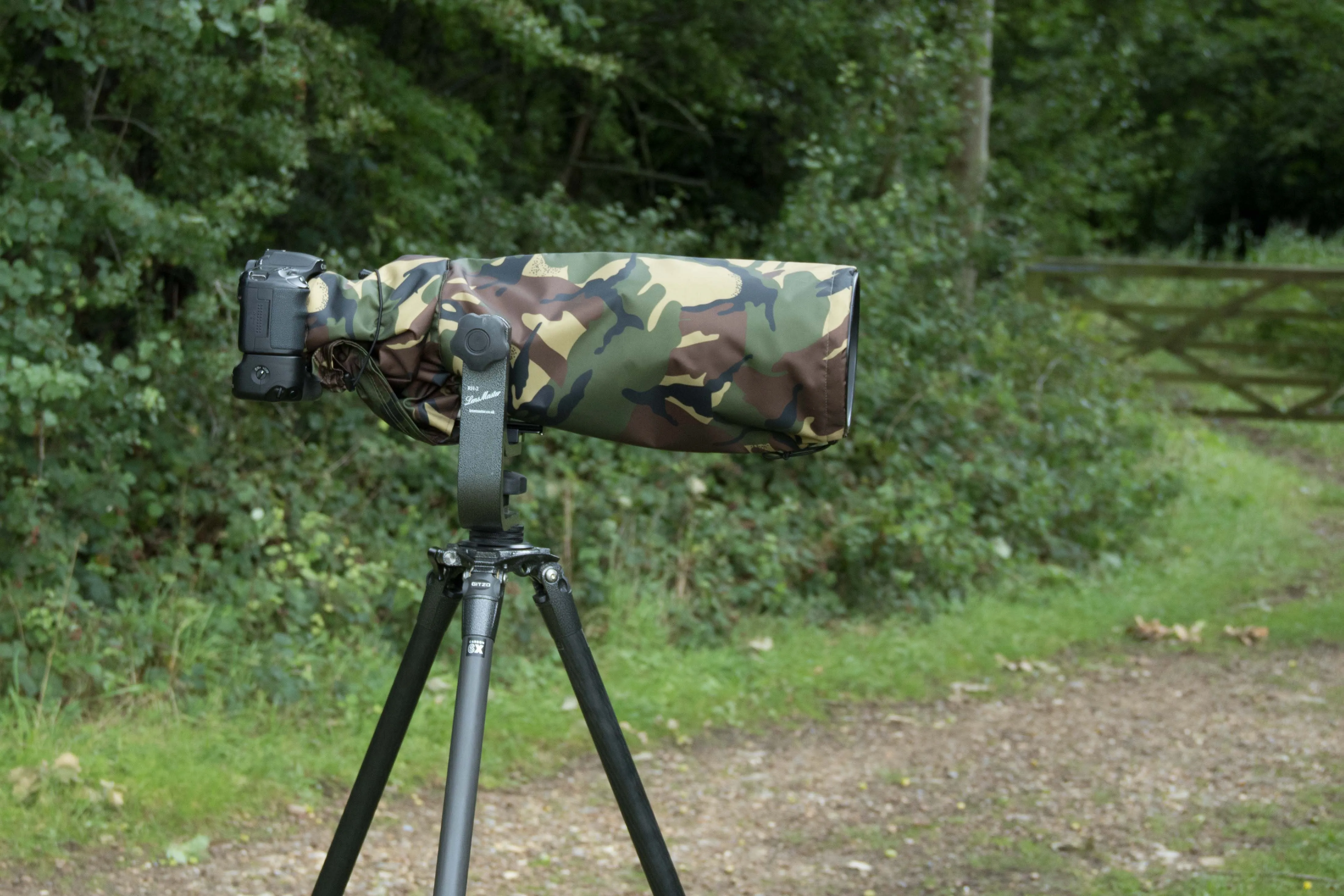Waterproof Lens Rain Cover For Sigma 120-400  DG OS HSM in DPM Camo, Olive green, Black colours