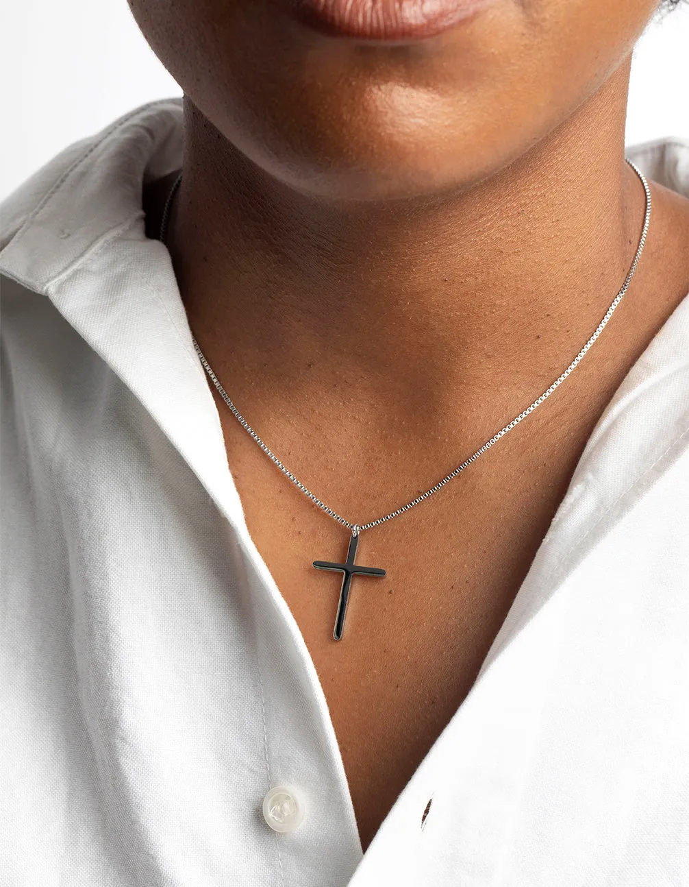 Waterproof Stainless Steel Cross Necklace