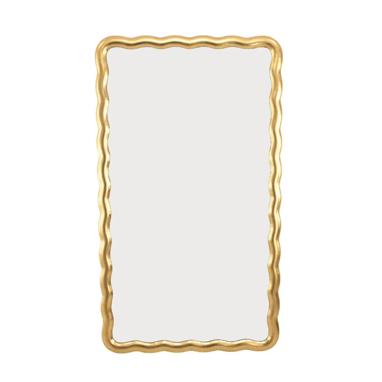 Wavy Gilded Mirror