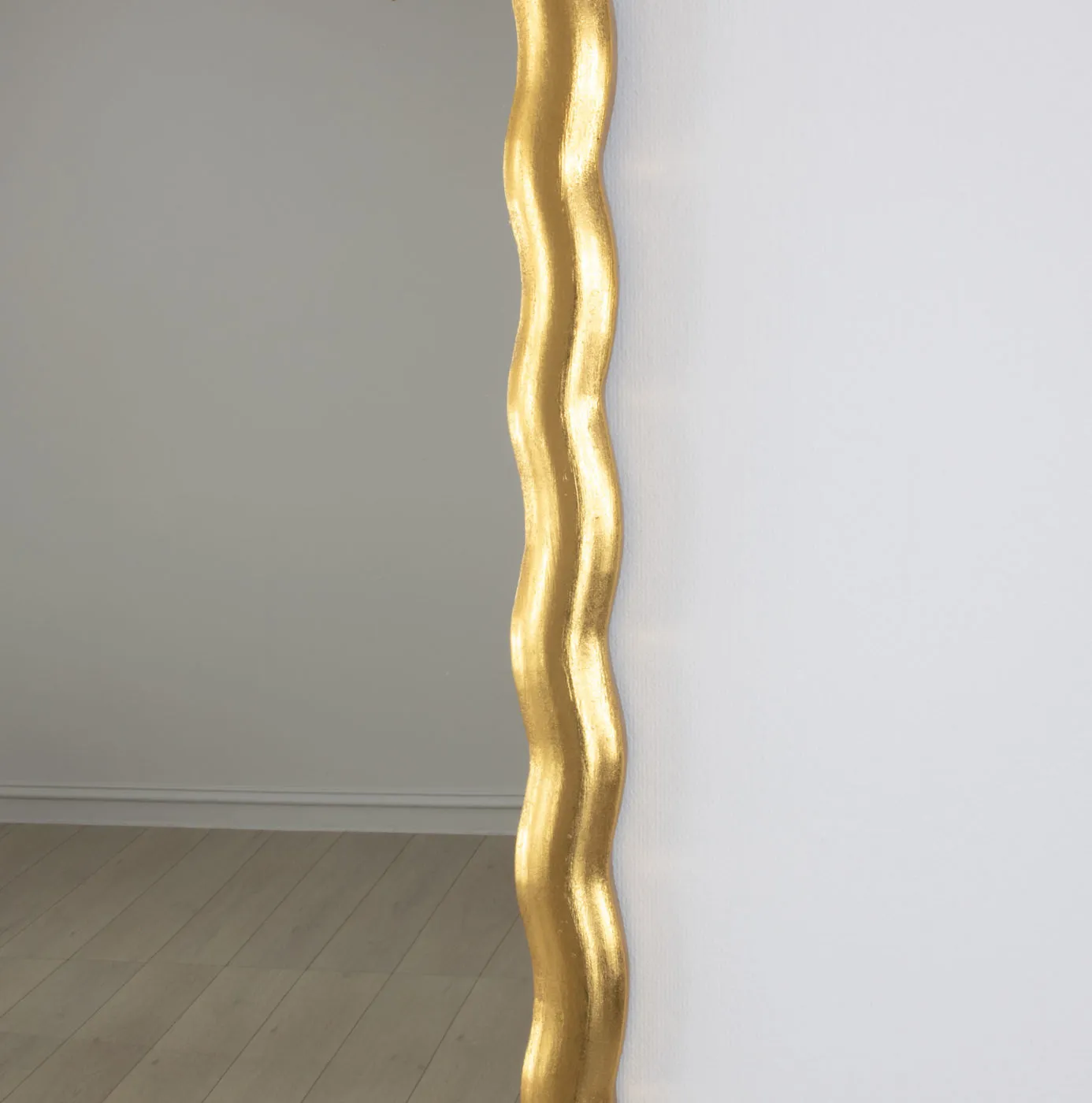 Wavy Gilded Mirror