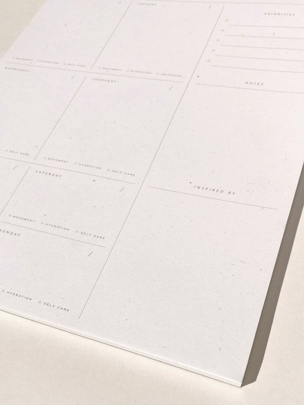Weekly List Pad