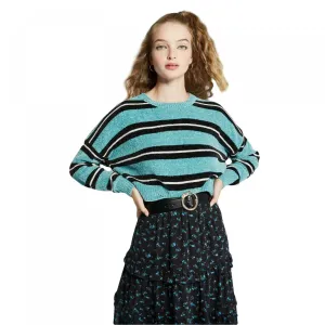 Wild Fable Women's Striped Crewneck Sweater
