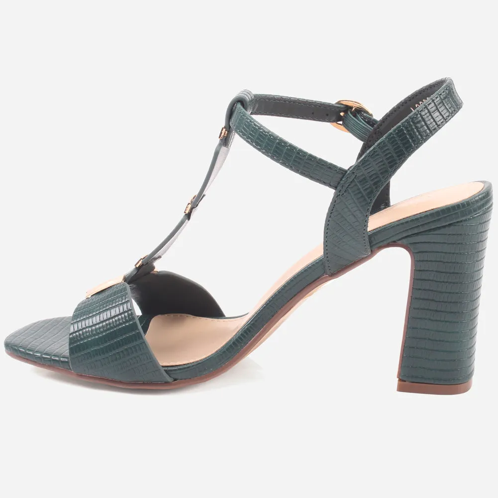 Womens "DIOAR" T-Bar Heeled Party Sandals