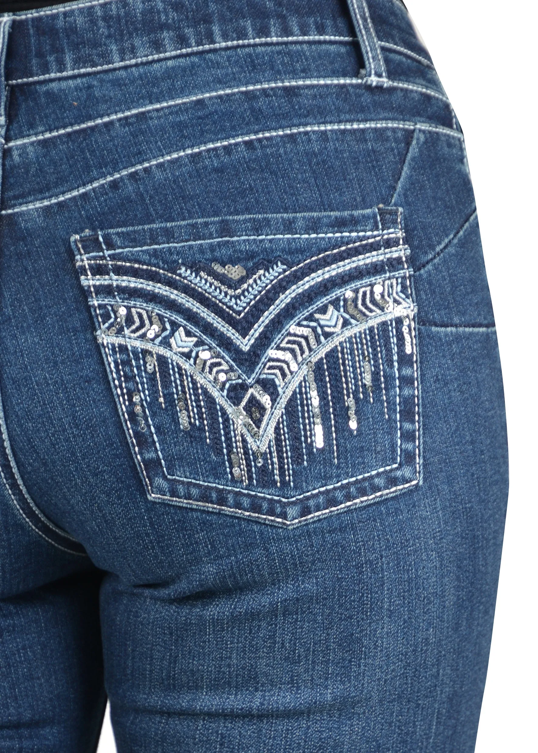 Wrangler Windsong Ladies Q Baby Booty Up Marine Blue