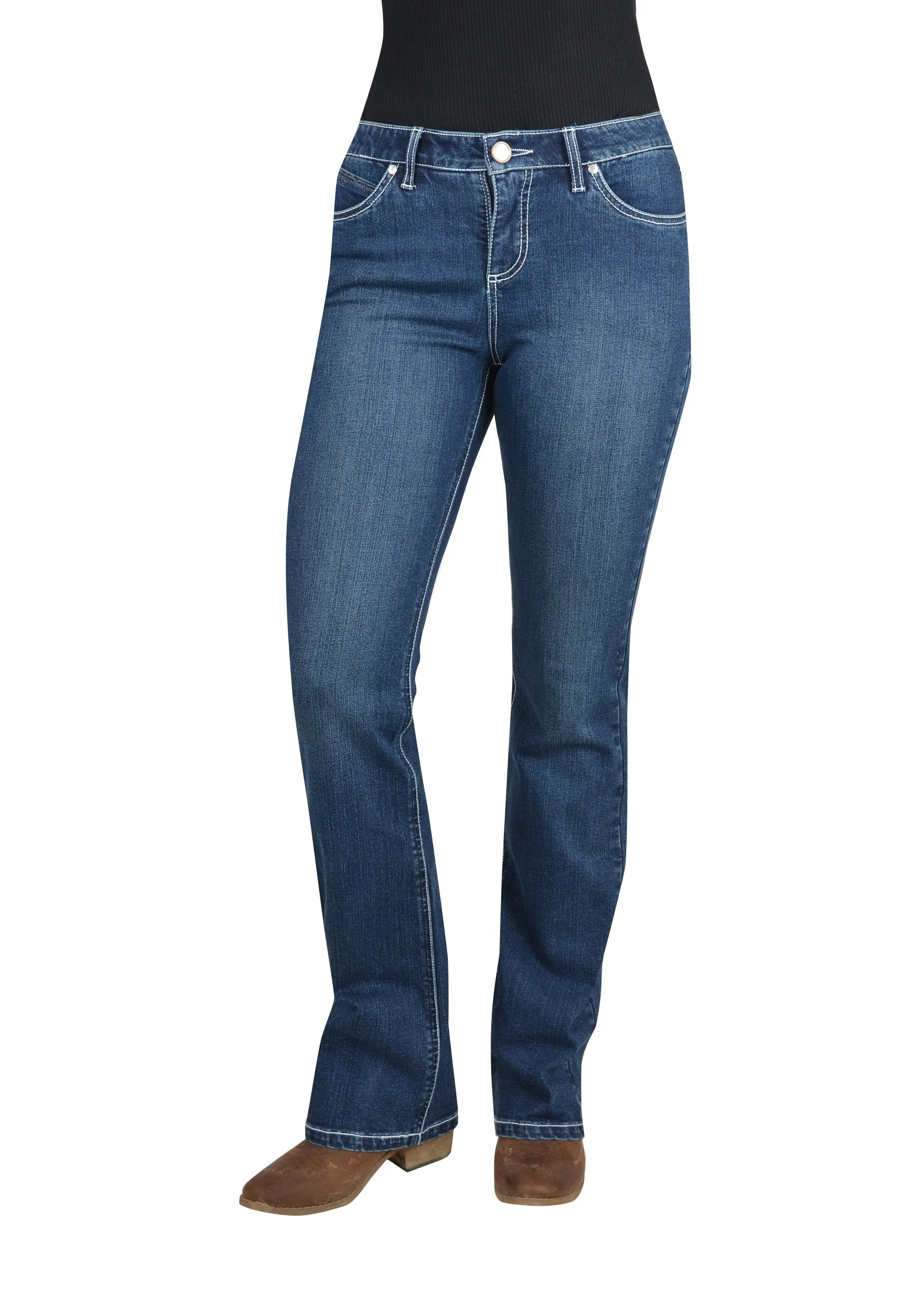 Wrangler Windsong Ladies Q Baby Booty Up Marine Blue